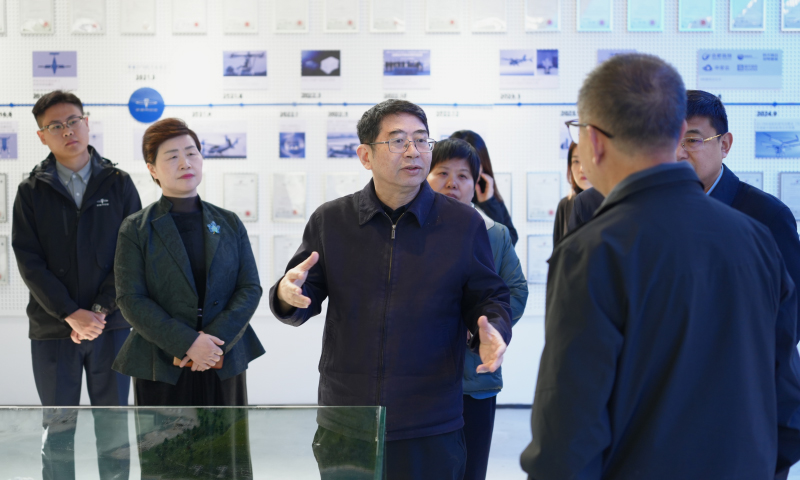 全国政协副秘书长、农工党中央专职副主席王路一行光临j9国际集团飞机工业调研