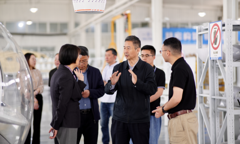 文化和游览部科技教育司一级巡视员汪平明光临j9国际集团飞机工业调查调研